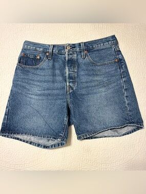 Levi's Blue Denim Jean Shorts